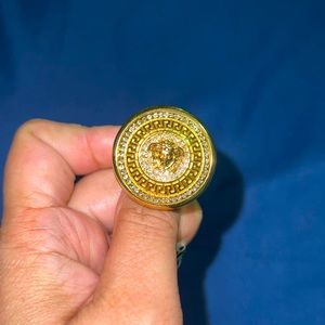 AUTHENTIC VERSACE ICONIC MEDUSA RING GENTLY WORN